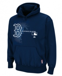 The sixth man! Be a difference maker by showing your team support with this Boston Red Sox hoodie from Majestic.