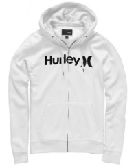 Riding a wave of surf-style is as easy as throwing on this hoodie from Hurley.