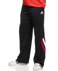 On top of your game. Keep yourself cool and your shot hot in these track pants with Climalite technology from adidas.