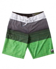Go all out with these bold & bright graphic board shorts from O'Neill.