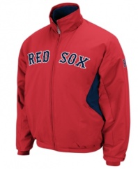 Your all-season all-star. Root for the home team (wherever you are) in this Boston Red Sox track jacket.