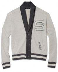 Old-school meets the new cool. Sean John makes this varsity sweater an essential piece for the modern man.