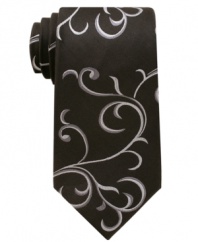 Let something cool grow on you. This tie from Alfani RED is is a welcome change to the usual rotation.