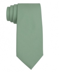 This smooth silk tie from Tommy Hilfiger is a smart addition to any guy's Monday through Friday rotation.