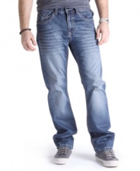 Get ready for the weekend with these slim straight-leg jeans from Royal Premium Denim.