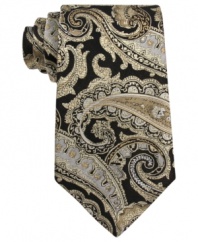 Classic sophistication never goes out of style. This paisley tie from Sean John will be a perennial favorite.