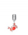 Don't be crabby with this colorful sterling silver and enamel crab bead, a charming way to remember your trips to the shore. Donatella is a playful collection of charm bracelets and necklaces that can be personalized to suit your style!  Available exclusively at Macy's.