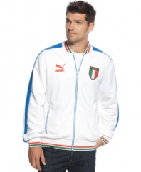 Loud and proud. Show your support in style with this track jacket from Puma.