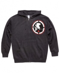 Set your sights on killer style with this casual-cool hoodie from Metal Mulisha.