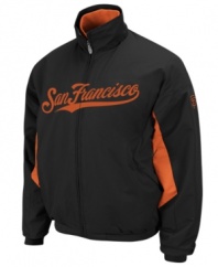 Let everyone know you think the west coast is the best coast in this San Francisco Giants MLB jacket featuring Therma Base technology from Majestic.