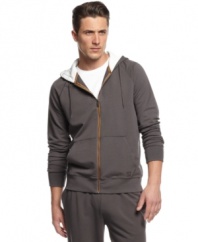 Get on track with hip active style. This hoodie from Hugo Boss Orange is ideal for your athletic look.