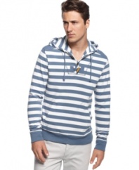 This nautical-inspired hoodie from INC International Concepts is full of see-worthy style.