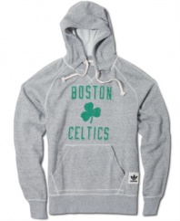 Give a shout-out to your favorite Boston team in this NBA Celtics hoodie from adidas.