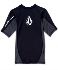 Go as hard as you like. This thrashguard from Volcom can keep up with you, no matter what.