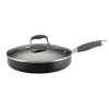 Anolon Advanced Hard Anodized Nonstick 11-Inch Covered Deep Round Grill Pan