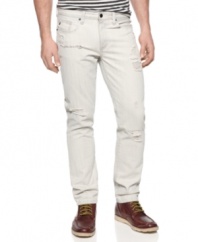 Get great downtown style with these slim-fit jeans from Kenneth Cole New York.