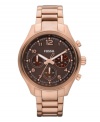 Warm up to this decadent watch by Fossil.