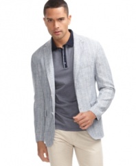 Raise your casual game with the style of this sport coat from Hugo Boss BLACK.