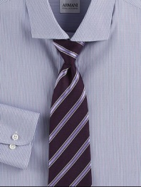 A sartorial staple in handsomely crafted, striped Italian silk.SilkDry cleanMade in Italy