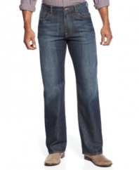Sit back and relax. These Lucky Brand jeans are the perfect laid-back cut.
