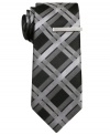 Get the skinny on the most modern way to wear your dress wardrobe: this skinny tie from Alfani RED locks down your look.