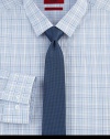 A two-tone distinct pattern defines this clean style of fine Italian silk. SilkDry cleanMade in Italy