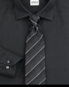 A sartorial standard in beautifully crafted, striped Italian silk. Silk Dry clean Made in Italy 