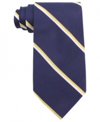 Strong stripes. This tie from Nautica will be an instant classic.
