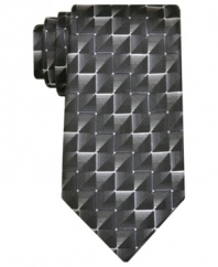 Clock in with confidence. This sleek tie from John Ashford does the work for you (almost).