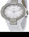 GUESS Women's W11611L1 Prism White Dial Watch