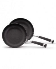 Culinary craft. This skillet set from Circulon Espree is as essential as it gets, boasting exceptional durability and effortless cooking with an advanced three-layer nonstick surface and TOTAL® food release system that's designed for a lifetime of remarkable meals. Lifetime warranty.