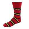 Polo Ralph Lauren boys Stripe Slack Crew socks red 1pair - 4-7 (shoe size 10-13)