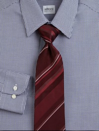 The epitome of smart style and sophistication, in tonal striped Italian silk.SilkDry cleanMade in Italy