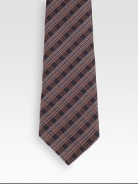 A sartorial standard woven in Italian silk.About 2.8 wideSilkDry cleanMade in Italy