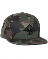 Hide in plain site. This cool camo hat from LRG is perfect for the urban jungle.