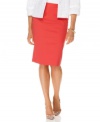 Charter Club's cheerful pencil skirt is a staple for work and special events alike. Pair it with a blazer and blouse for polished style no matter where you wear it.