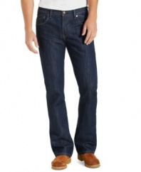 With a just-right amount of room, these boot-cut jeans from Levi's are always the perfect pair.