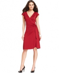 That's a wrap: Studio M's flattering dress is a sexy and sophisticated choice that's perfect for day and right for night.