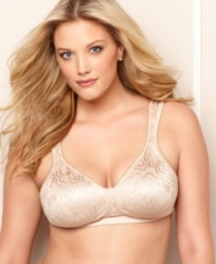The perfect amount of lift and support for a naturally beautiful shape. The 18 Hour Ultimate Lift and Support bra by Playtex. Style #4745