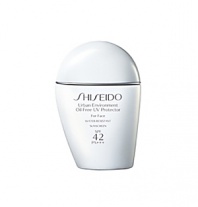 Oil-free daily protector against 3 major causes of skin cell damage: UV Rays, oxidation and over production of sebum. This ultra-light formulation spreads smoothly and contains mineral powders and herbal extracts to maintain a pore-free and shine-free finish. Formulated with Shiseido's highly effective multi-defense sun protection system and advanced skincare ingredients which prevent damage and free radical production.  Suitable for oily skin types.
