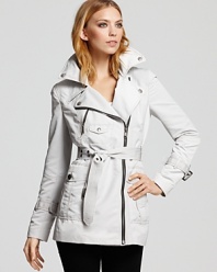 Andrew Marc Belted Trench