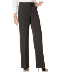 All day comfort and style comes easy in this classic stretch wide-leg pant from Jones New York.