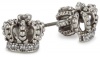 Juicy Couture Replenishment Crown Pave Stud Earrings Gold-Tone