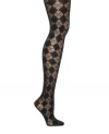 Lauren by Ralph Lauren lends classic argyle a sexy twist in these semi-sheer microfiber tights (with discreet control top).