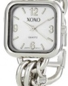 XOXO Women's XO7027 Silver Dial Silver-tone Charm Bracelet Watch