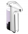 Hand it to simplehuman to revolutionize the way we wash our hands. This soap pump uses a sensor to automatically dispense soap into your hands, then starts a 20 second timer that blinks when they're nice and clean. 2-year warranty.