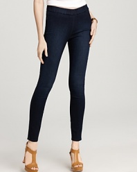 Sewn with a hint of spandex, these Miraclebody by Miraclesuit leggings slip on for a figure-flattering look that is just as comfortable as it is chic.