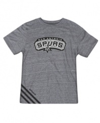 Sport your favorite team's gear with this court-ready San Antonio Spurs tee from adidas.