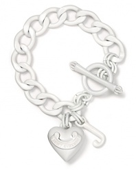 Juicy lovers rejoice: bold new starter bracelets are in the building. This white-washed style kicks your look into high gear. By Juicy Couture.