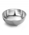 A natural statement made brilliant by hammered aluminum, this medium serving bowl from Towle's collection of serveware and serving dishes offers effortless design that's easy-to-clean, never requires polish and is completely durable.
